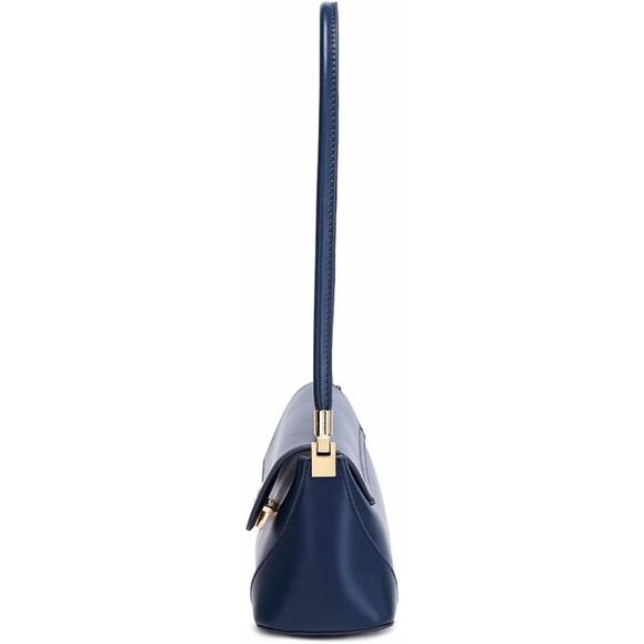 Women Dark Blue Imported Vintage Retro Classic Cute Hobo Tote Mini Clutch Bags - Picture 3 of 4